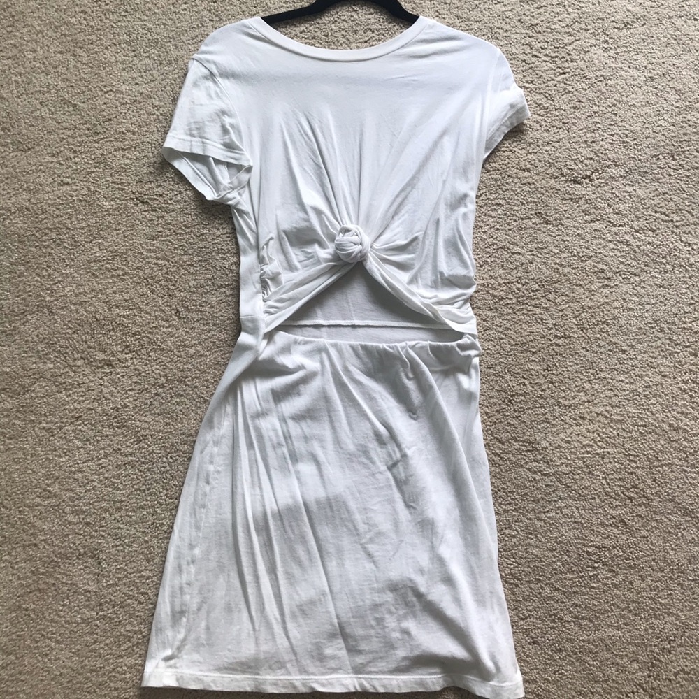 White knot dress